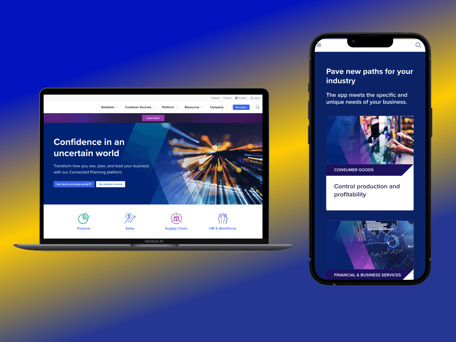Enterprise planning platform preview